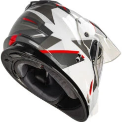 Gmax GM-11S Ripcord Helmet - Dual Shield 32 Gmax GM-11S Ripcord Helmet - Dual Shield -Motorcycle Helmet Store gmax gm 11s ripcord helmet dual shield white grey red back right 61922.1669514875
