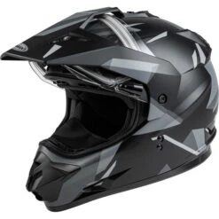 Gmax GM-11S Ripcord Helmet - Electric Shield -Motorcycle Helmet Store gmax gm 11s ripcord helmet electric shield matte black grey shield up 60065.1669508302