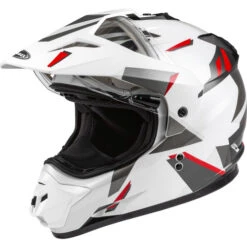 Gmax GM-11S Ripcord Helmet - Electric Shield -Motorcycle Helmet Store gmax gm 11s ripcord helmet electric shield white grey red shield up 61180.1669508238