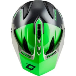 Gmax GM-11S Ronin Snow Helmet - Electric Shield -Motorcycle Helmet Store gmax gm 11s ronin electric shield helmet green grey top 97913.1698618505