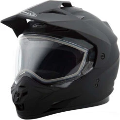 Gmax GM-11S Snow Helmet Solids - Dual Shield -Motorcycle Helmet Store gmax gm 11s snow helmet matte black front 86308.1562900366