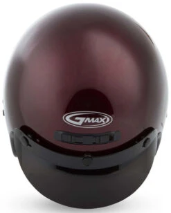 Gmax GM2 Solid Helmet -Motorcycle Helmet Store gmax gm2 solid helmet wine red top 12781.1497494624