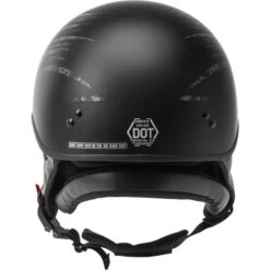 Gmax HH-65 Bravery Naked Helmet -Motorcycle Helmet Store gmax hh 65 bravery naked helmet black grey back 03175.1588164022