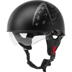 Gmax HH-65 Bravery Naked Helmet -Motorcycle Helmet Store gmax hh 65 bravery naked helmet black grey clear shield 89424.1588164018