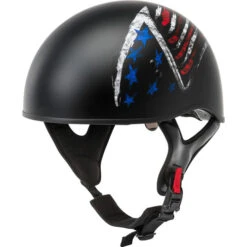 Gmax HH-65 Bravery Naked Helmet -Motorcycle Helmet Store gmax hh 65 bravery naked helmet red white blue front 86267.1588163949
