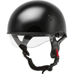 Gmax HH-65 Naked Helmet Solid -Motorcycle Helmet Store gmax hh 65 naked helmet solid gloss black clear shield 15342.1588163093