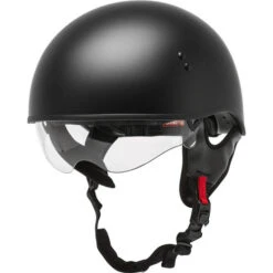 Gmax HH-65 Naked Helmet Solid -Motorcycle Helmet Store gmax hh 65 naked helmet solid matte black clear shield 87327.1588163234
