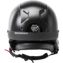 Gmax HH-75 Helmet Solid -Motorcycle Helmet Store gmax hh 75 naked helmet solid gloss black back 86409.1588160112