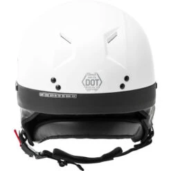 Gmax HH-75 Helmet Solid -Motorcycle Helmet Store gmax hh 75 naked helmet solid white back 75238.1588160131