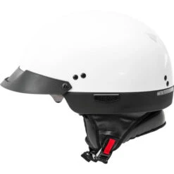 Gmax HH-75 Helmet Solid -Motorcycle Helmet Store gmax hh 75 naked helmet solid white left 06982.1588160119