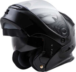 Gmax MD-01 Helmet Solids -Motorcycle Helmet Store gmax md 01 helmet solid gloss black front 12697.1560299267