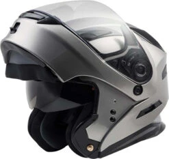 Gmax MD-01 Helmet Solids -Motorcycle Helmet Store gmax md 01 helmet solid titanium front 67838.1560299334