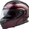 Gmax MD-01 Helmet Solids -Motorcycle Helmet Store gmax md 01 helmet solid wine red 96040.1560298904