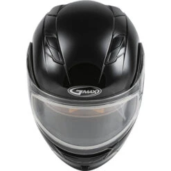 Gmax MD-01S Modular Snow Helmet - Dual Shield -Motorcycle Helmet Store gmax md 01s modular snow dual shield helmet black front 04117.1698272835