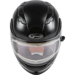 Gmax MD-01S Modular Snow Helmet - Electric Shield -Motorcycle Helmet Store gmax md 01s modular snow electric shield helmet black front 20175.1698272127