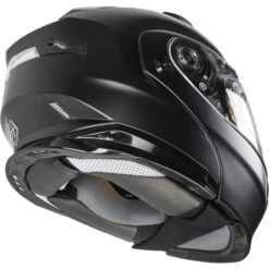 Gmax MD-01S Modular Snow Helmet - Electric Shield -Motorcycle Helmet Store gmax md 01s modular snow electric shield helmet matte black back right 78630.1698272207
