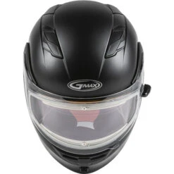 Gmax MD-01S Modular Snow Helmet - Electric Shield -Motorcycle Helmet Store gmax md 01s modular snow electric shield helmet matte black front 56786.1698272203