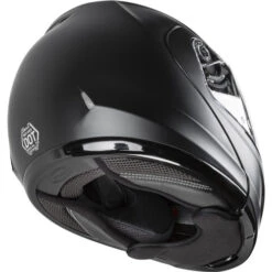 Gmax MD-04S Modular Snow Helmet - Dual Shield -Motorcycle Helmet Store gmax md 04s modular snow shield helmet matte black back right 03557.1698270917