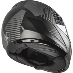 Gmax MD-04S Reserve Helmet - Electric Shield -Motorcycle Helmet Store gmax md 04s reserve snow helmet black silver back right 22182.1669375440