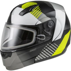 Gmax MD-04S Reserve Helmet - Dual Shield -Motorcycle Helmet Store gmax md 04s reserve snow helmet dual shield black hi viz 11177.1669458317