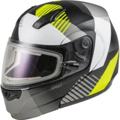 Gmax MD-04S Reserve Helmet - Electric Shield -Motorcycle Helmet Store gmax md 04s reserve snow helmet electric shield black hi viz 58456.1669375506