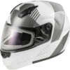 Gmax MD-04S Reserve Helmet - Electric Shield -Motorcycle Helmet Store gmax md 04s reserve snow helmet electric shield white silver 74743.1669374060