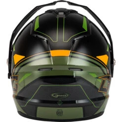 Gmax MD-74S Spectre Snow Helmet - Electric Shield 26 Gmax MD-74S Spectre Snow Helmet - Electric Shield -Motorcycle Helmet Store gmax md 74s specter electric shield helmet black green back 86649.1698714447
