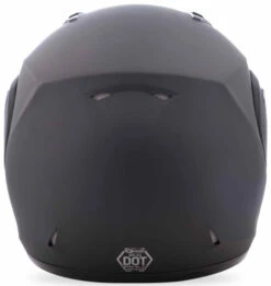 Gmax MD04 Solid Helmet -Motorcycle Helmet Store gmax md04 solid helmet flat black back 61932.1497407131