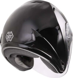Gmax OF-17 Helmet Solids -Motorcycle Helmet Store gmax of 17 helmet solid gloss black bottom 39898.1560420532