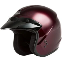 Gmax OF-2 Helmet Solids -Motorcycle Helmet Store gmax of 2 helmet solid gloss wine red 33556.1587946271