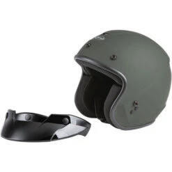 Gmax OF-2 Helmet Solids -Motorcycle Helmet Store gmax of 2 helmet solid matte green visor 39941.1587946052