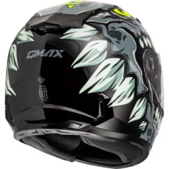 Gmax GM-49Y Drax Youth Snow Helmet -Motorcycle Helmet Store gmax youth gm 49y drax helmet grey back right 56742.1698712681