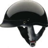 HCI 100 Half Helmet Gloss Black -Motorcycle Helmet Store hci 100 110 half helmet gloss black 09768.1495875995