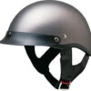 HCI 100 Half Helmet Matte Deep Silver -Motorcycle Helmet Store hci 100 111 half helmet matte silver 21554.1495757950
