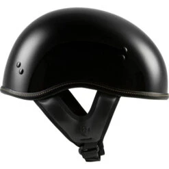Highway 21 .357 Helmet Solid -Motorcycle Helmet Store highway 21 .357 helmet solid gloss black right 24580.1596929475