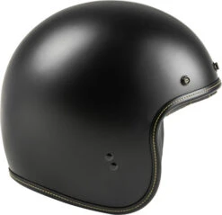 Highway 21 .38 Helmet Solid -Motorcycle Helmet Store highway 21 .38 helmet solid matte black right 58794.1624143652