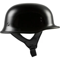 Highway 21 9MM German Helmet Solid -Motorcycle Helmet Store highway 21 9mm helmet solid gloss black right 22722.1596928737