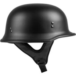 Highway 21 9MM German Helmet Solid -Motorcycle Helmet Store highway 21 9mm helmet solid matte black right 80325.1596928771