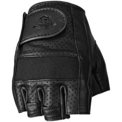 Highway 21 Half Jab Perforated Gloves -Motorcycle Helmet Store highway 21 half jab perforated gloves black 85677.1646183205