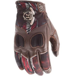Highway 21 Vixen Women's Gloves -Motorcycle Helmet Store highway 21 vixen womens gloves liberty brown 31291.1646232807