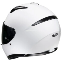 HJC C10 Helmet -Motorcycle Helmet Store hjc c10 helmet solid gloss white back 64982.1670192644