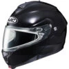 HJC C91 Snow Helmet Solids - Dual Shield -Motorcycle Helmet Store hjc c91 snow helmet dual shield solid black 25824.1666484078