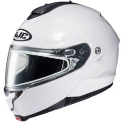 HJC C91 Snow Helmet Solids - Dual Shield -Motorcycle Helmet Store hjc c91 snow helmet dual shield solid white 68234.1666348897