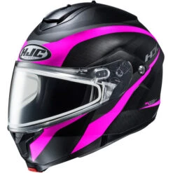 HJC C91 Taly Snow Helmet - Dual Shield -Motorcycle Helmet Store hjc c91 taly snow helmet dual shield mc 8sf black pink 29240.1666350110