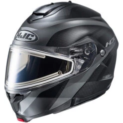 HJC C91 Taly Snow Helmet - Electric Shield -Motorcycle Helmet Store hjc c91 taly snow helmet electric shield mc 5sf black grey 00859.1666249774