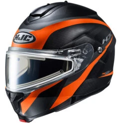 HJC C91 Taly Snow Helmet - Electric Shield -Motorcycle Helmet Store hjc c91 taly snow helmet electric shield mc 7sf black orange 39944.1666249748