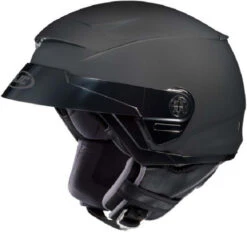 HJC CL- Ironroad Helmet Solids -Motorcycle Helmet Store hjc cl ironroad helmet matte black hood 61840.1475133456
