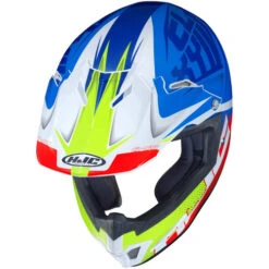 HJC CL-XY II Ellusion Youth Helmet -Motorcycle Helmet Store hjc cl xy 2 ellusion helmet mc 23 blue red hi vis top 54068.1568858192