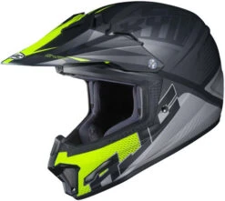 HJC CL-XY II Ellusion Youth Helmet -Motorcycle Helmet Store hjc cl xy 2 ellusion helmet mc 5sf grey hi vis yellow 02084.1568858078