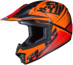 HJC CL-XY II Ellusion Youth Helmet -Motorcycle Helmet Store hjc cl xy 2 ellusion helmet mc 7sf orange black 34321.1568858088